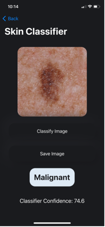 Classification Screen